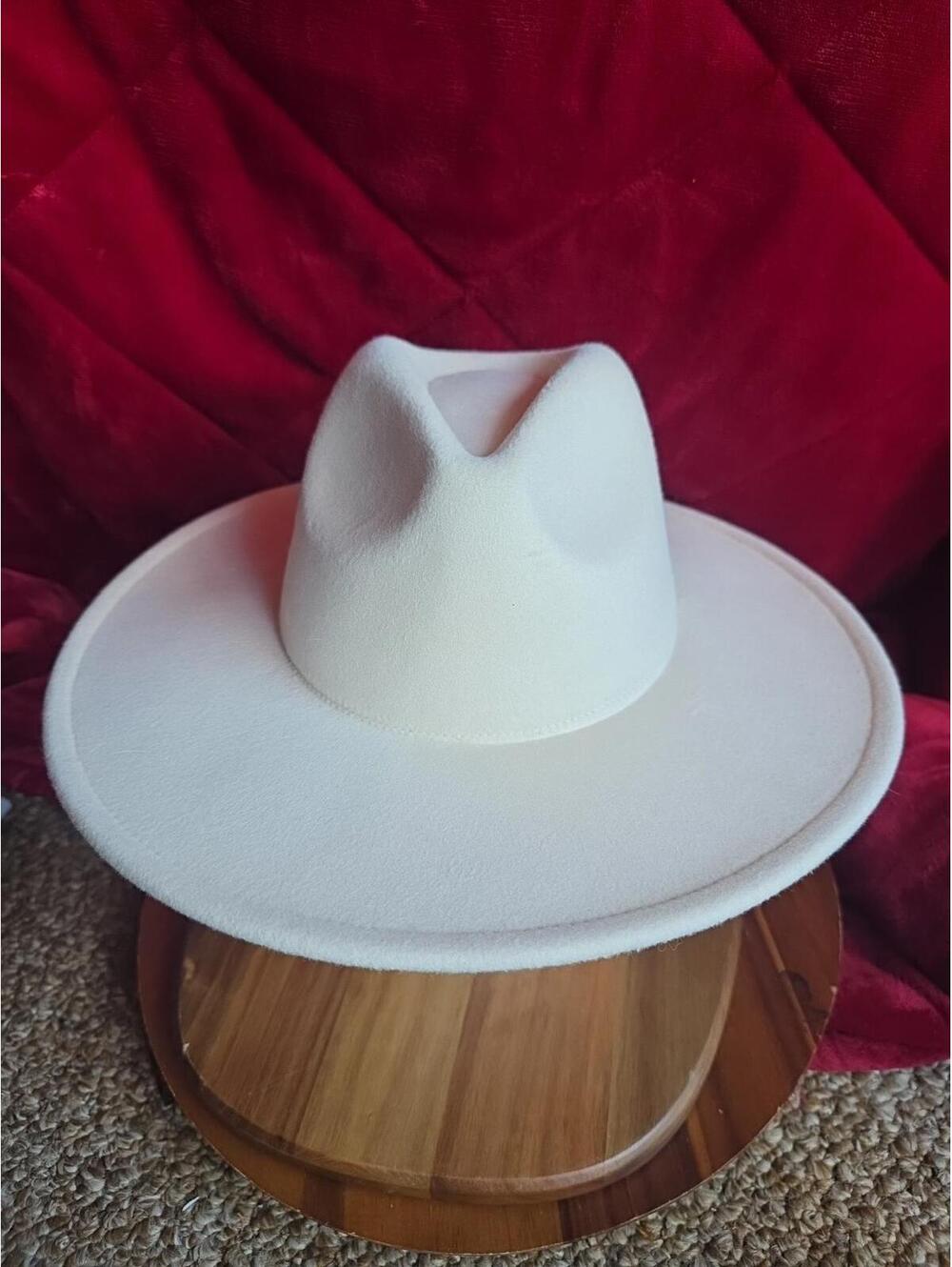 Vici Rocky Mountain Felt Beige Womens Cowboy Hat 53cm